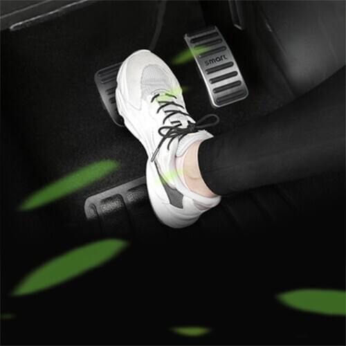 Car accelerator pedal brake pedal modified accessories For Mercedes Smart 453 451 Fortwo Forfour AT Aluminum alloy pedal cover