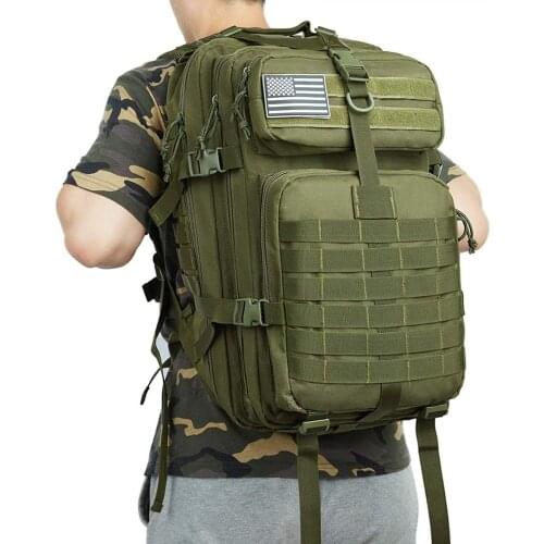 50L Large Military Backpack Army Assault Backpack Tactical Men Waterproof Sport Trekking Camping Hunting Softback Rucksack Bag
