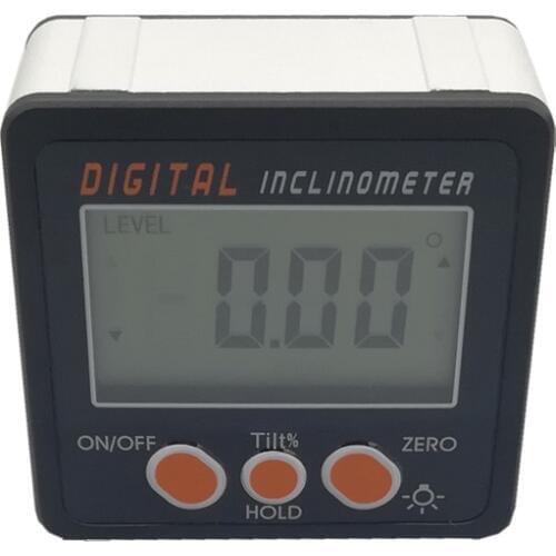 Backlight Digital Protractor Inclinometer Level Box Level Measuring Tool Electronic Angle Meter