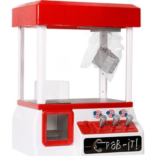 Children Coin Operated Games Mini Claw Hanging Doll Machine Doll Catcher Toy Crane Candy Grabber Machines Game Kids Claw Machine