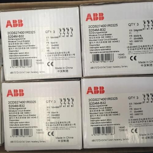 ABB Miniature Circuit Breaker S200-M series B type4P S204M-B16 S204M-B32 S204M-B63