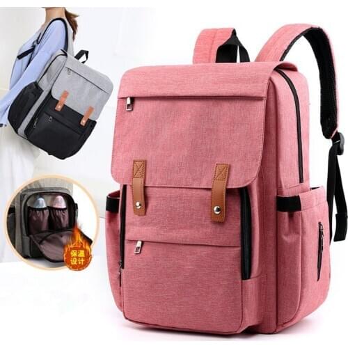 Fashion Diaper Bag Backpack Quilted Large Capacity Oxford Handbag Nursing Nappy Kits Maternity Bag