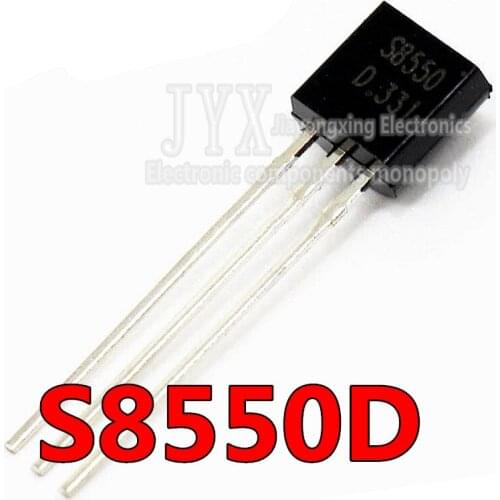100pcs S8550 TO92 S8550D TO-92 8550 TRANSISTOR (PNP) 0.5A 40V new and original