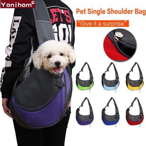 Carrier for Dogs Backpack Mesh Breathable Bag for Dogs Walking Bicycle Travel Carrier for dogs Cats Chihuahua Small Pets Handbag