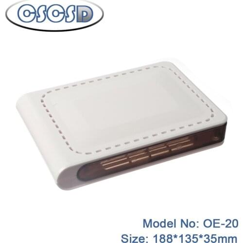 1Pcs 188*135*35mm Plastic Case For Electronic Wireless Router Enclosure Electronic Enclosure ABS Plastic Enclosure CSCSD