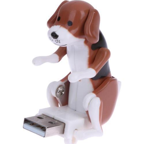 Portable Mini Cute USB Funny Humping Spot Dog Toy for Office Worker Relieve Pressure Gift Cartoon Flash Disk Spot Drive