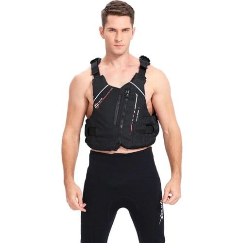 Professional PVC Sailing Water Skiing Kayak Life Jacket Vest Swimming Boating Outdoor Water Sports Safety Life Jacket