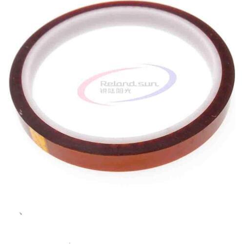 High Temperature Resistant Tape Roll Gold 10mm Width 100ft Heat Resistant Adhesive Polyimide Insulation Thermal Tape For BGA