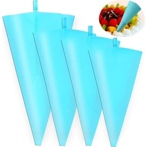 4 Size Christmas Reusable Piping Bag Pastry Bag Cake Chocolate Cream Decorating Pastry Tip Tool Kitchen Accessories for Baking