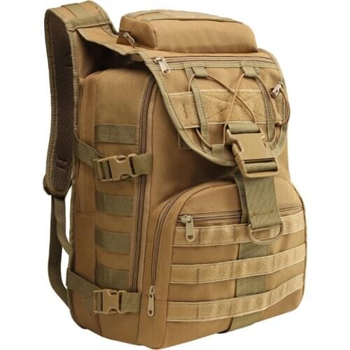 35L Tactical Molle Backpack Waterproof Military Camoufalge Shoulder Backpack Army Rucksack Hiking Travel Backpack