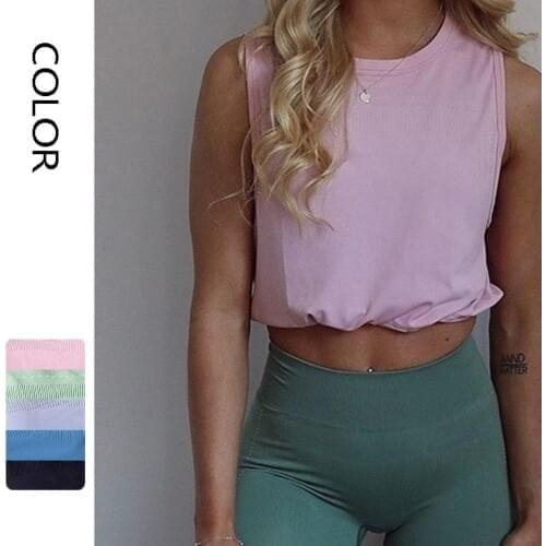 Short Sleeve Gym Top Sports Shirt Women Yoga Top Fitness Cropped Top Sport Running Active Wear Breathable Workout T-Shirts