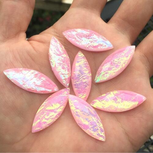 12pcs 12*31mm Flatback Horse Eye stone and crystal Resin Rhinestones trim Phone costume Decoration -E744