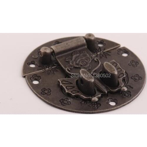 1 set Top Quality Metal Butterfly Latch Catch Jewelry Woodens Box Locks Hasp Pads Chest Locks