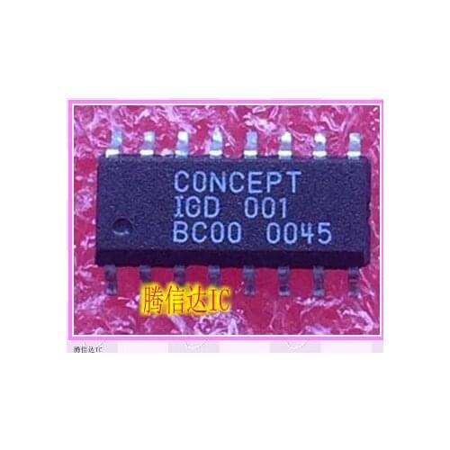 10PCS IGD 001 IGD001 1GD001 IGD00I SOP16 package CONCEPT