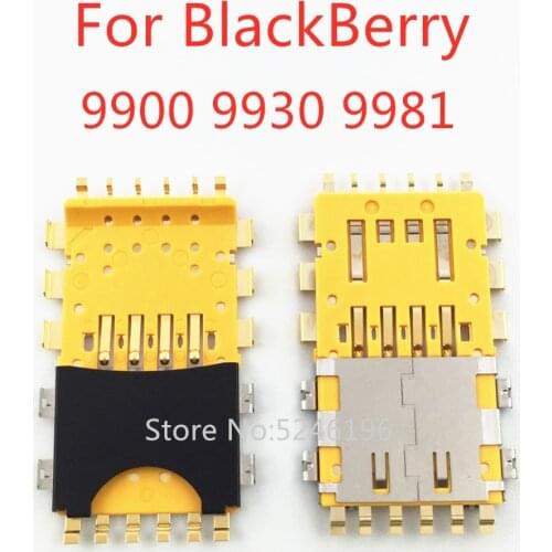 2-10pcs Sim Card Reader Tray Socket connector Slot Holder For BlackBerry Grand Prime 9900 9930 9981 Phone
