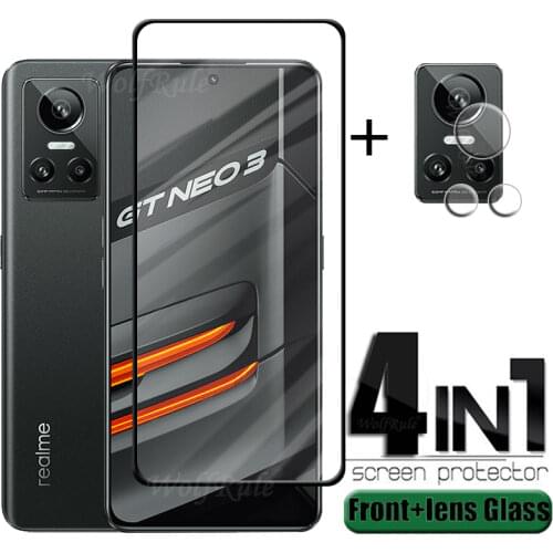 Full Cover Glass For OPPO Realme GT Glass For Realme GT 5G Tempered Glass Phone Flim Screen Protector For Realme GT 5G Lens Flim