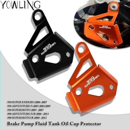 950 ADVENTURE S Motorcycle Accessories Rear Brake Fluid Reservoir Guard Cover Protector FOR 950 ADVENTURE/S 2003 2004 2005