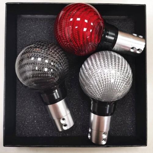 Automatic for Honda Civic Accord Eighth Generation Modified Stick Gear Shift Knob Lever Shifter Head Handball Carbon Fibre