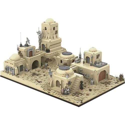 Buildmoc A New Hope Seriers StarW Mos Eisley-Cantina Bar R2D2 Building Block Brick Toy Compatible Lepines Toy Gift