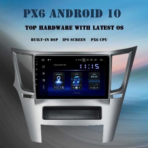 Dasaita 9" Android 10.0 Multimedia Player for Subaru Legacy Outback 2009-2016 CarPlay Radio DSP Head Unit 4GB+64GB TDA7850