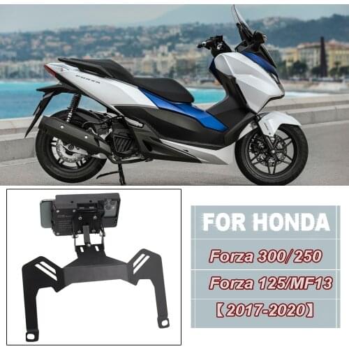 Motorcycle Accessories Phone Holder Stand Holder GPS Navigator Plate Bracket For Honda Forza 300 250 Forza 125 MF13 2017-2020
