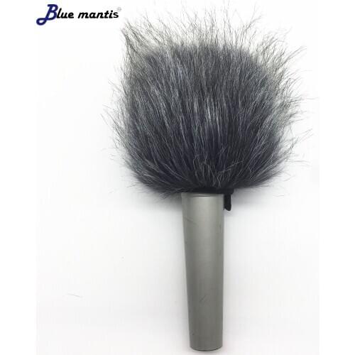 Outside Dead Cat Windproof Artificial Fur Microphone Cover For Diameter 5cm Round Head Handle Mic Can Produce as Inqiury