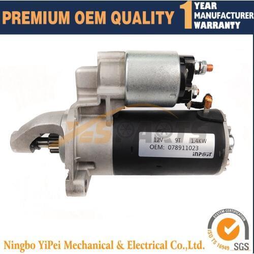 NEW Starter For AUDI A4 A6 AVANT S4 WAGON STARTER 2.7L 2.8L 3L 12V 9T 1.4KW 078911023 0001108113