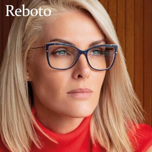 Anti Blue Light Glasses Frame Women Brand 2020 Fashion Square Transparent Computer Eyewear Frame Fashion Optical Spectacle