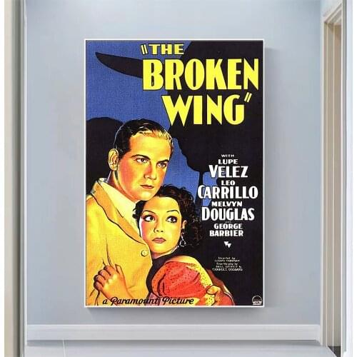 CP1029 The Broken Wing Classic Hot Movie Print Silk Fabric Poster Indoor Wall Art Decor Gift