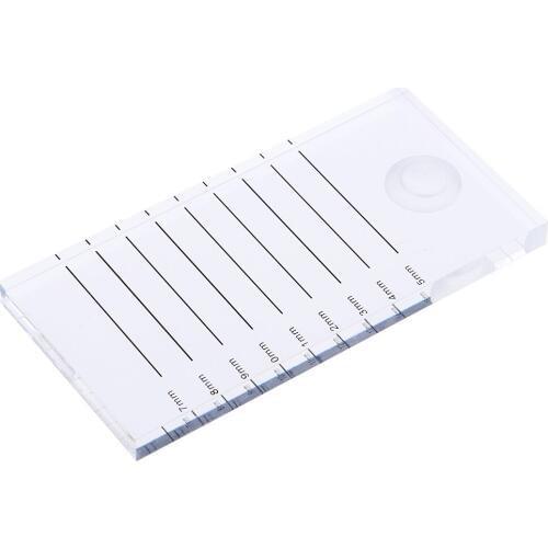 Eyelash Extension Pallet Acrylic Lash Tile Hand Plate Lash Holder Eyelash Tools Adhesive Glue Pallet Holder