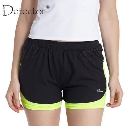 Detector Women Fitness Running Shorts ladies Shorts Women Fitness Sport Shorts Womens Printed Cool Women Sport Short