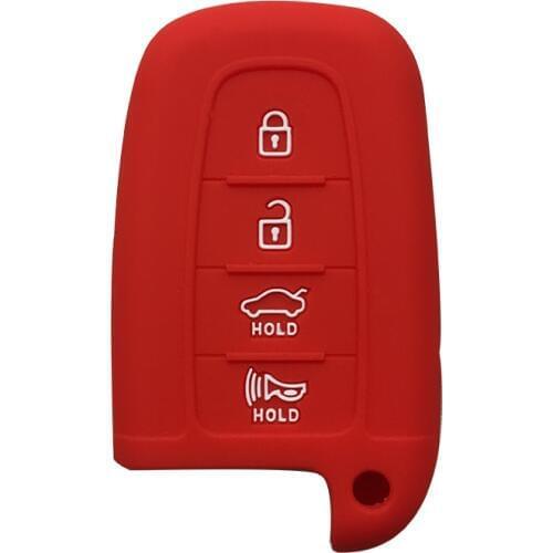 Silica Gel Key Cover For Hyundai Sonata Genesis Coupe Equus Elantra Veloster Solaris Ix35 For Kia Soul Sportage Case For Keys