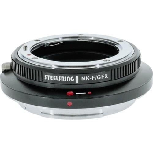 STEELSRING NIK-GFX AF lens adapter ring for Nikon lens to FUJI X Fujifilm GFX100/50R/50S cameras