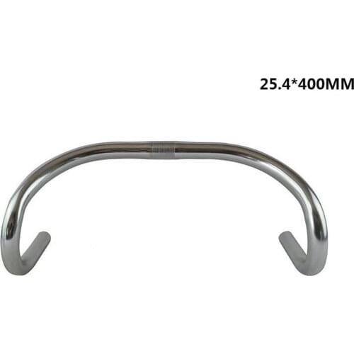Track Single Speed Retro Vintage Bike Drop Bar Handlebar 25.4mm Racing Bicycle Drop Bar 400mm Bar Bent Bar Bike Accessories