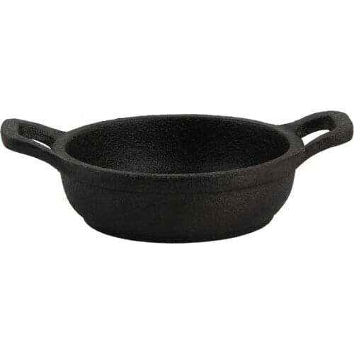 High Quality Saucepan Mini Non-stick Two Handles Iron Cooking Frying Pan Black Kitchen Cookware Kitchen Cooking Wok Panela
