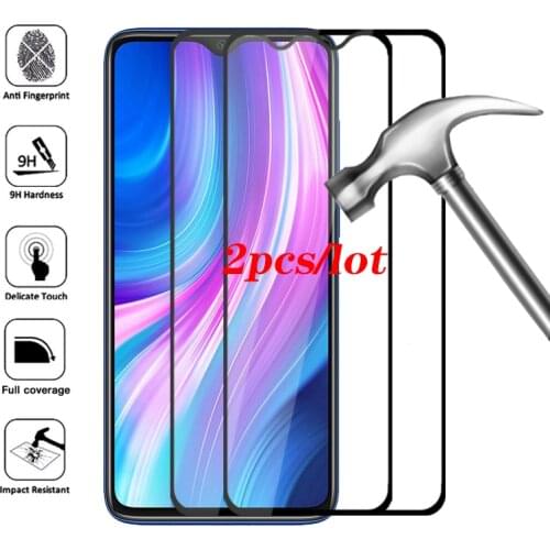 2pcs Protective Film For Xiaomi Redmi Note 8 Pro 8T Tempered Glass on Redmy Note8 Pro Redme Note 8Pro Protective Glass Case