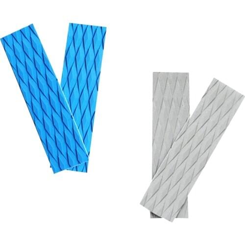 2 Pieces Non-slip EVA Surfboard Tail Pad Traction Pad Deck Bar Grip Mat Surf