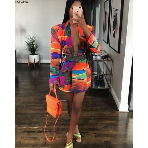 Женские длинные пиджаки CM.YAYA China At AliExpress