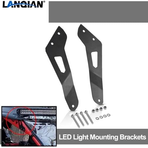 For Can-am Maverick X3 2017 2018 2019 The 50-Inch LED Light Bar Mounting Brackets Under the Roof With Stock Roll Cage Parts