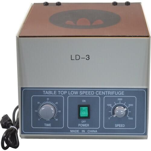 Electric Benchtop Centrifuge Lab Practice LD-3 Low Speed 4000rpm 6*50ml