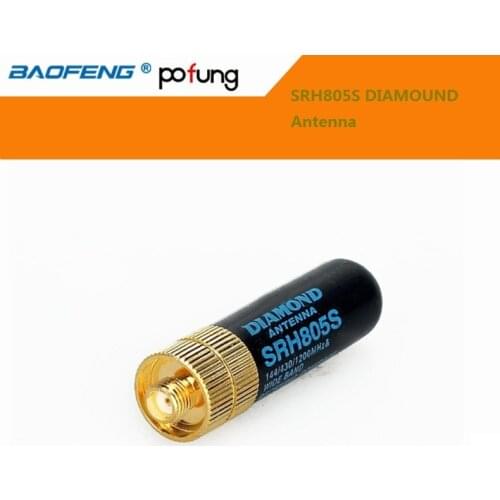 SMA Female samrt short antenna SRH805S for Kenwood Baofeng uv-5r series BF-888s uv-82 Dual Band Antenna for walkie talkie radio