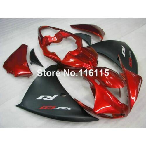 Injection molding 7 gifts fairing kit for YAMAHA YZF R1 2009-2015 YZF-R1 09-13 14 15 matte black red bodywork fairings set CQ73