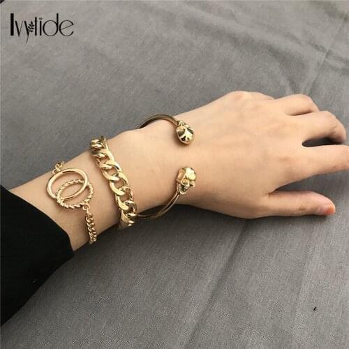 LVYTIDE Golden Bracelets