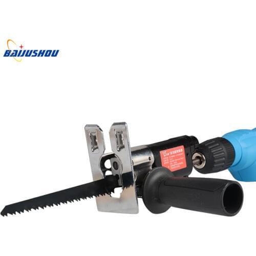 Reciprocating Saw Attachment Change Electric Drill Into Reciprocating Saw Jig Saw Metal File For Wood Metal Cutting