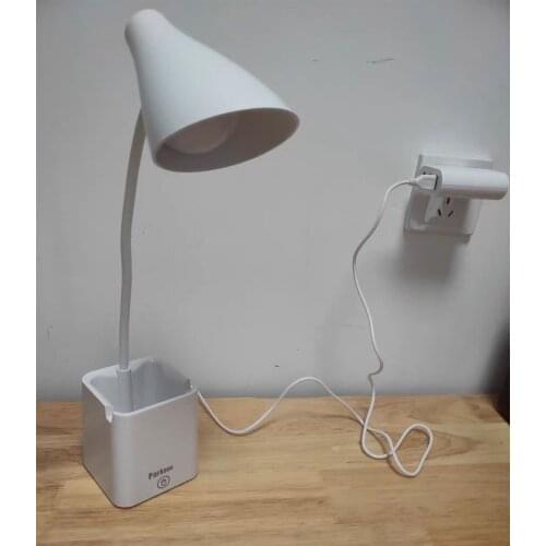 Hechang Table Lamp Adjustable Warm Lighting Eye Protection Mini Book Clip Light Cool White Warm White Light for Living Room