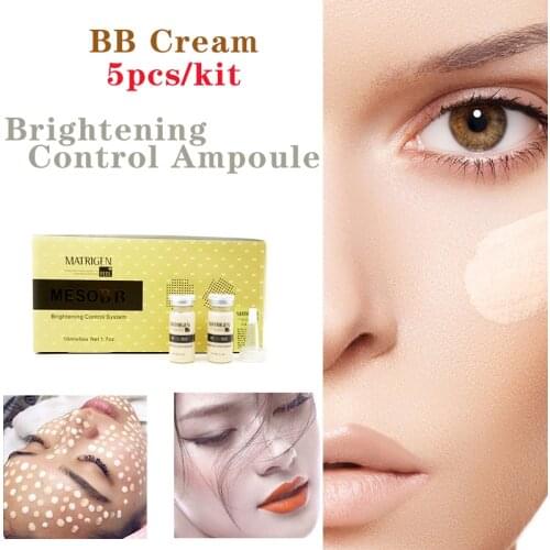 New 5pcs/kit Meso BB Cream Glow Serum Concealar Fundation Liquid Korean Makeup Beauty Salon Essence for Skin Care Anti-aging