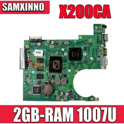 X200CA original mainboard for ASUS X200CA X200C with 2GB-RAM 1007U Laptop motherboard