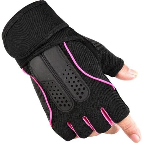 1 Pair Fitness Gloves Anti-Slip Strength Training Half Finger Outdoor Weightlifting Sports Training Gloves for Men and Women