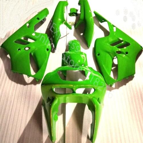 Full Green motorcycle fairing kits for KAWASAKI Ninja 1998 1999 ZX9R ABS plastic fairing kit 98 99 ZX 9R bodywork