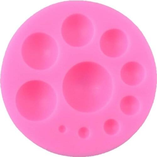 Silicone Fondant Mold DIY Reusable Heart Pearl Shaped Biscuit Pastry Cake Decorating Mould Baking Mould Kitchen Accessories